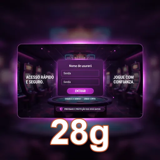 Tela de login 28g no celular com verificacao