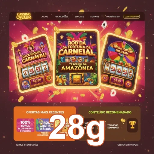 App 28g com Pix, depósitos e saques no celular